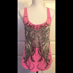 Ransom Embellished Racerback Tank Top
